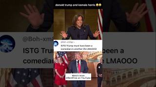 donald trump and kamala harris funny moments Bohxm8gc rentfree shorts presidentialelection [upl. by Betthezul]