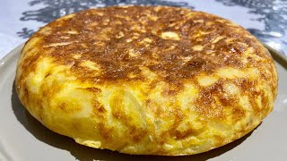 La vraie recette de la tortilla espagnole 🇪🇸 [upl. by Colombi642]