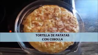 Tortilla de patatas con cebolla [upl. by Naliorf]