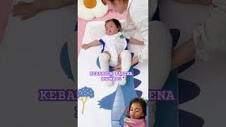 KEBANGUN KARENA NGOMPOL ⁉️ goodthing baby washablediaper ngompol tidur nangis [upl. by Nageek]