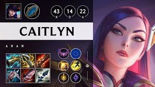 Caitlyn ARAM Quadra Kill Legendary  EUW Master Patch 1420 [upl. by Odie178]