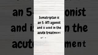 Mechanism of sumatriptan amp pizotifen in migraine management  MRCP revision  shorts migraine [upl. by Aldas]