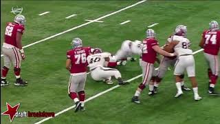 Frank Ragnow vs Texas AampM 2017 [upl. by Sullecram]