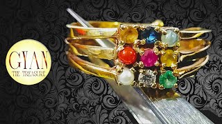 नवरत्न अंगूठी के लाभ अाैर धारण विधि  Benefits of Navratna Ring  How and when to wear it [upl. by Nrehtak]