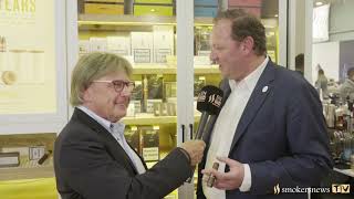 InterTabac 2018  Interview mit Edward Simon Oettinger Davidoff  smokersnewsTV [upl. by Ennayr]