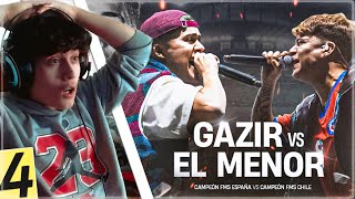 DUELO de LEYENDAS💥 EL MENOR VS GAZIR EXHIBICION VOTACION  TyRexito [upl. by Sitoiyanap]