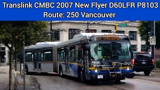 Translink CMBC 2007 New Flyer D60LFR P8103 [upl. by Adamis]