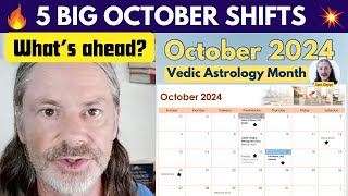 October 2024 Vedic Astrology Debilitated Sun Venus in Scorpio Solar Eclipse Full Moon in Aries [upl. by Hamer410]