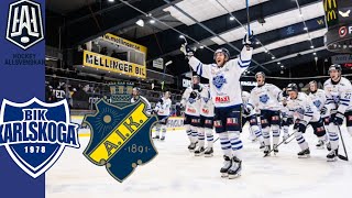 Karlskoga IK  Aik 41  Allsvenskan Hockey Höjdpunkter [upl. by Bara]