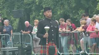 World Pipe Band Championships 2022 Senior Drum Majors Heat 3 [upl. by Patin]