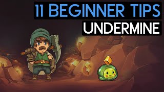 11 BEGINNER TIPS for UNDERMINE  Undermine Guide Part 1 [upl. by Refennej494]