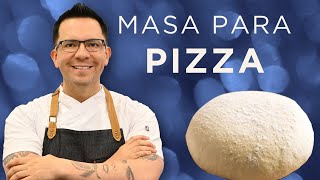 ¡Revelando el secreto de hacer la mejor masa para pizza chefjosera [upl. by Natsirc]