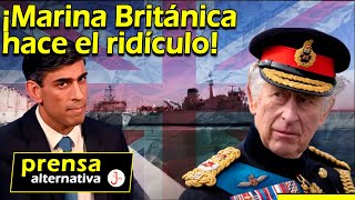 Buques Británicos chocan entre ellos en el Golfo Pérsico [upl. by Allekram]