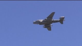 2012 RI Airshow at Quonset  EA6B Prowler flybys [upl. by Wilda]