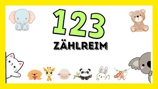 Zählreim von 1 bis 10  Lustiges Kinderlied zum Zählen [upl. by Tadich]