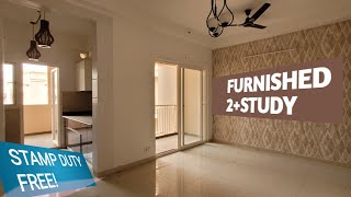 arihant ambar noida extension2 bhkstudyreal estate vloghome tourfurnished flatready apartments [upl. by Llejk148]