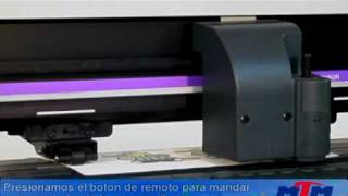 Plotter de corte Mimaki CG60SR corte con marcas de registro parte 22 [upl. by Anelam]