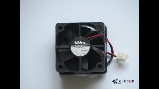 U40G24MS6A551 24V DC 007A 2wires Cooling Fan [upl. by Munson]