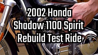 Bike Rebuild Test 2002 Honda Shadow 1100 Cruiser ASMR [upl. by Anicul]