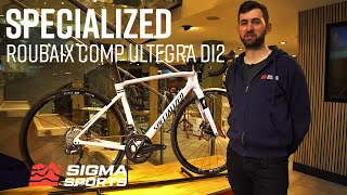 A Closer Look At the Specialized Roubaix Comp Ultegra Di2 Road Bike  Sigma Sports [upl. by Natsirc591]