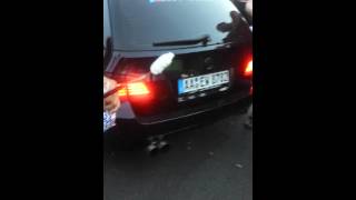 BMW e60 545i  Flammen Auspuff Sound Asphaltfieber [upl. by Betsy759]