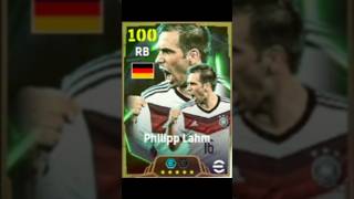 105 Lahm Best Training amp Booster Guide Efootball pesarea efootball shorts viralvideo epic [upl. by Fafa827]