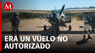 Aseguran aeronave en Durango y armamento en Sinaloa tras un enfrentamiento [upl. by Maurreen]