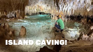 Most Beautiful Caves Weve Seen  Crystal Caves in Grand Cayman [upl. by Mad820]