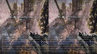 PS4 vs PS Vita Remote Play FrameRate Tests [upl. by Havelock]