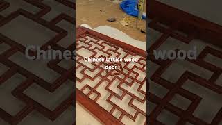 Chinese lattice wood door door wood 木门 [upl. by Heidy]