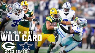 Green Bay Packers vs Dallas Cowboys Game Highlights  NFL 2023 Super Wild Card Weekend [upl. by Constantina]