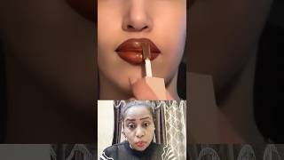 😍Lipstick Tutorial  Over lining Lipstick tutorial lipstickhacks shorts trending [upl. by Kane]