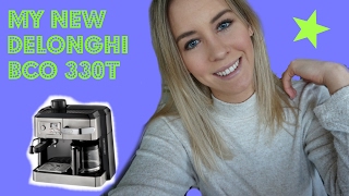 Review Delonghi BCO 330T Coffee Combi Machine  Coffeemaker [upl. by Erdnaid359]