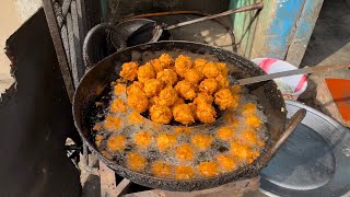 3 for 012 Best ever spinach vada in Chennai Palavakkam Street Food [upl. by Eelarol]