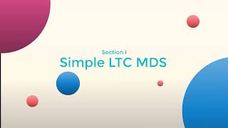 Simple LTC MDS MDS Learning Simple amp Fun Section I Explained by Jen RN RACCT [upl. by Deny]