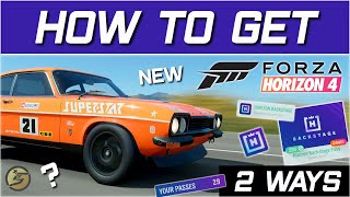 Forza Horizon 4 Backstage PASSES  How To Get 2 WAYS [upl. by Schear]