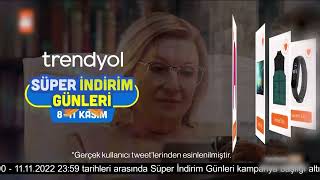 Trendyol İndirim Günleri reklamı 811 Kasım 2022 [upl. by Gayel142]