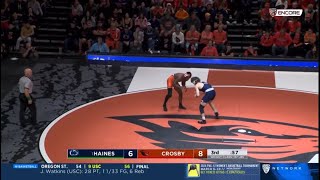 Levi HainesPSU vs Isaiah CrosbyORST 1524 Jeff Byers Audio [upl. by Savihc]