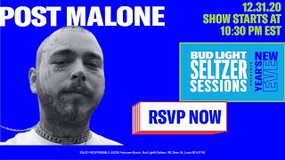 Bud Light Seltzer Sessions New Year’s Eve 2021 Post Malone [upl. by Adiahs543]