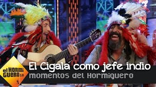 Así sería un espectáculo de Diego El Cigala si fuera un jefe indio  El Hormiguero 30 [upl. by Gladine]