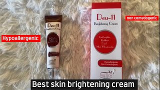 Deu11 skin brightening creamskin lighteninghyper pigmentationampage spotswith vitaminCvitaminE🤍 [upl. by Hamnet]