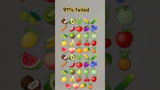 find the unique different fruit emoji 91 failed [upl. by Tabber117]