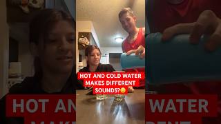 HOT And COLD Water Makes Different Sounds😲 holdendavenport7 [upl. by Ninnette]