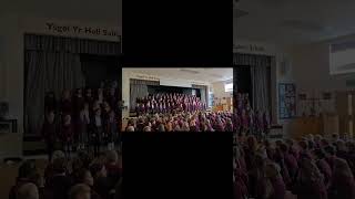 GRESFORD ALL SAINTS SCHOOL CHOIR SINGING LOST IN THE DARK Declan SwansFilmed by MusicSport Wxm [upl. by Dalohcin761]