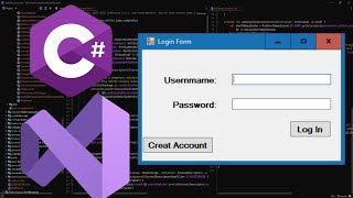 Create Your First C Windows Forms Application using Visual Studio [upl. by Hcra]