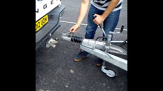 BE Towing with a trailer test  RecouplingUncoupling 2021 [upl. by Craggy88]