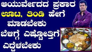 Healthy Lifestyle Ayurveda  Ayurveda tips in Kannada  Media Master  Mane Maddu [upl. by Nerta]