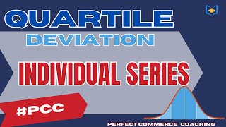 Quartile Deviation Individual Series Calculating Quartile Deviation  perfectcommerceconcepts [upl. by Aokek]