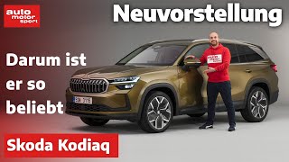 Neuvorstellung Skoda Kodiaq  immer noch das beliebteste Skoda SUV  auto motor und sport [upl. by Ledniahs]