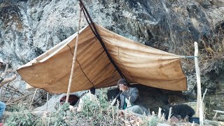 this is mounting village life Rainy day in jiree village ll himalayan rainy days Nepal 🇳🇵 [upl. by Dael]